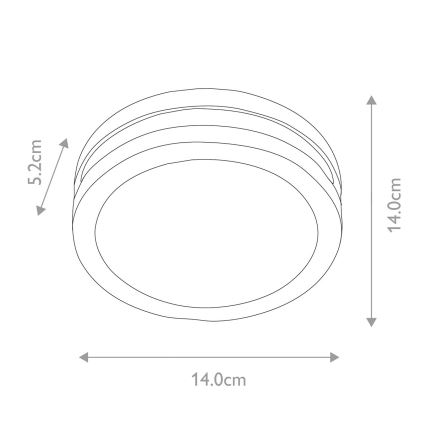 Elstead - LED Екстериорен аплик ANO 1xGX53/9W/230V IP54