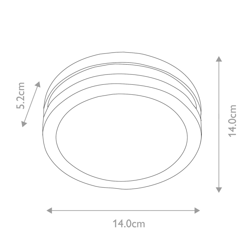 Elstead - LED Екстериорен аплик ANO 1xGX53/9W/230V IP54