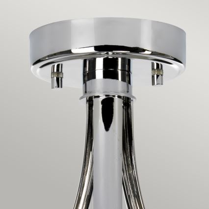 Elstead - LED висящ полилей за баня FALMOUTH 1xG9/3W/230V IP44 черен/лъскав хром