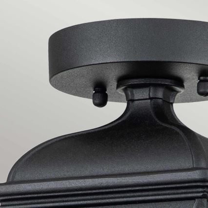 Elstead - Външно таванно осветително тяло BAYVIEW 1xE27/60W/230V IP44 черно