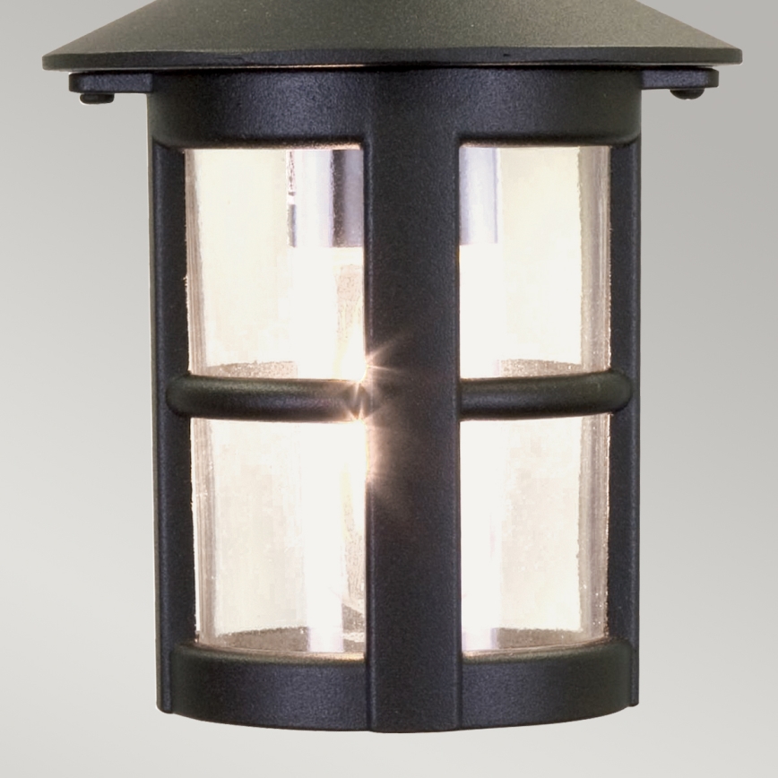 Elstead BL21B-BLACK - Екстериорен полилей HEREFORD 1xE27/100W/230V IP43