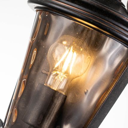 Elstead - Външно стенно осветително тяло BALTIMORE 1xE27/60W/230V IP44 бронзово