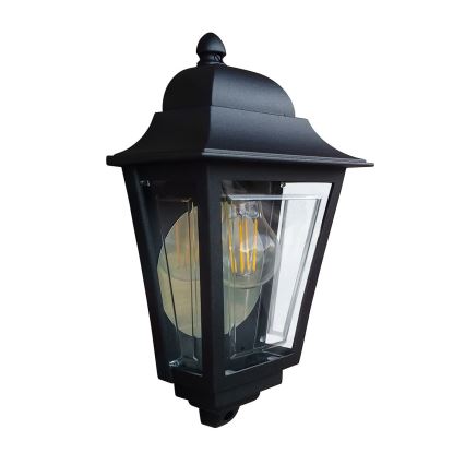 Elstead - Външно стенно осветително тяло DECO LANE 1xE27/60W/230V IP44 черно