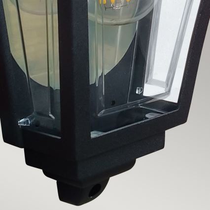 Elstead - Външно стенно осветително тяло DECO LANE 1xE27/60W/230V IP44 черно