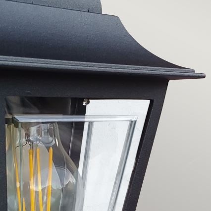 Elstead - Външно стенно осветително тяло DECO LANE 1xE27/60W/230V IP44 черно