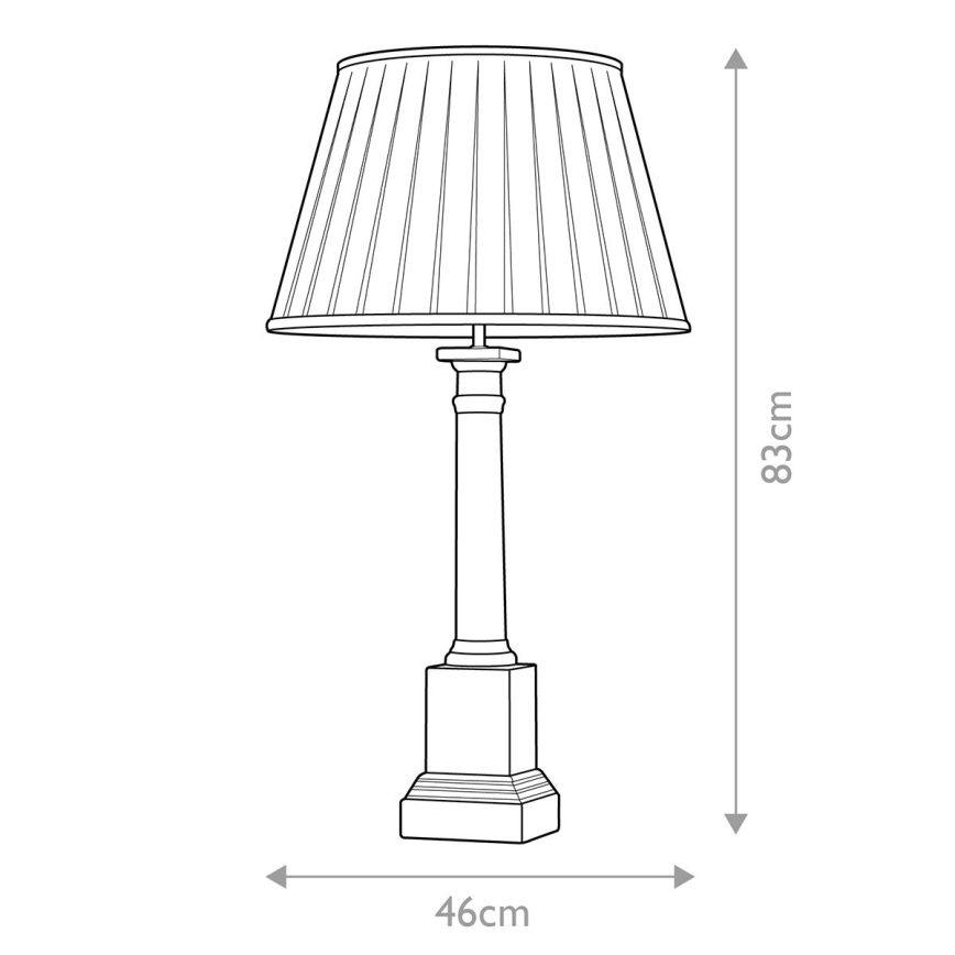 Elstead - Настолна лампа LOUVIERS 1xE27/60W/230V