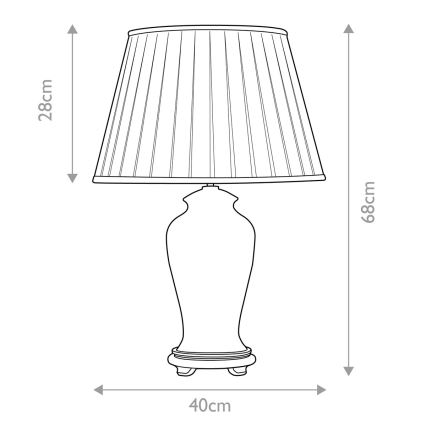 Elstead - Настолна лампа SASHI 1xE27/60W/230V