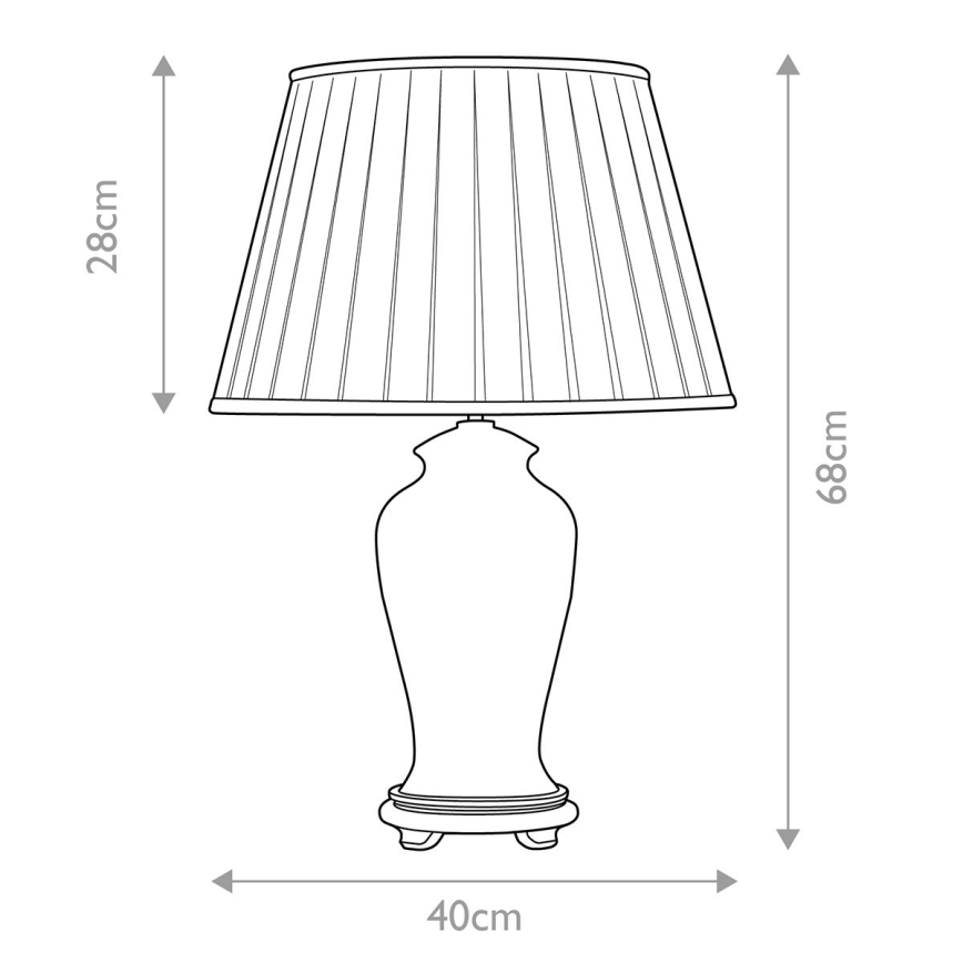 Elstead - Настолна лампа SASHI 1xE27/60W/230V