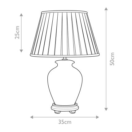 Elstead - Настолна лампа SOLING 1xE27/60W/230V