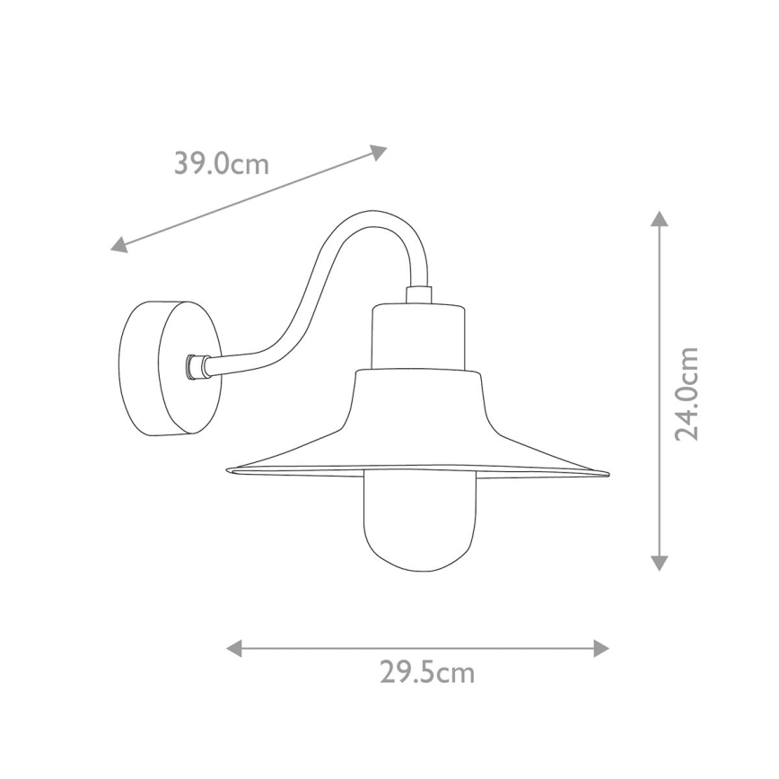 Elstead - Екстериорен аплик SHELDON 1xE27/100W/230V IP44 бронз