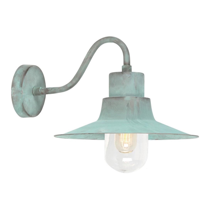 Elstead - Екстериорен аплик SHELDON 1xE27/100W/230V IP44 тюркоаз