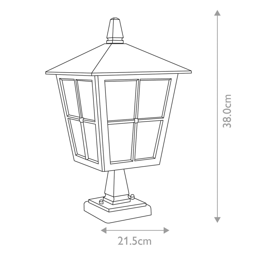 Elstead - Екстериорна лампа CANTERBURY 1xE27/100W/230V IP43
