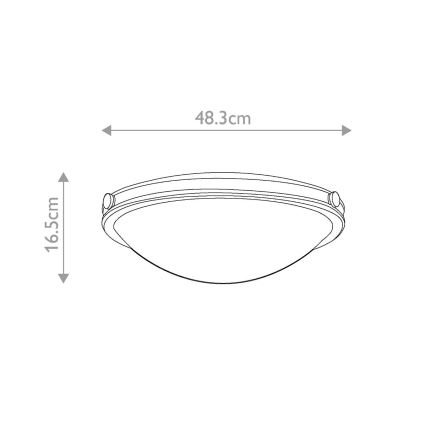Elstead HK-COLLIER-F-M - Лампа COLLIER 3xE27/60W/230V