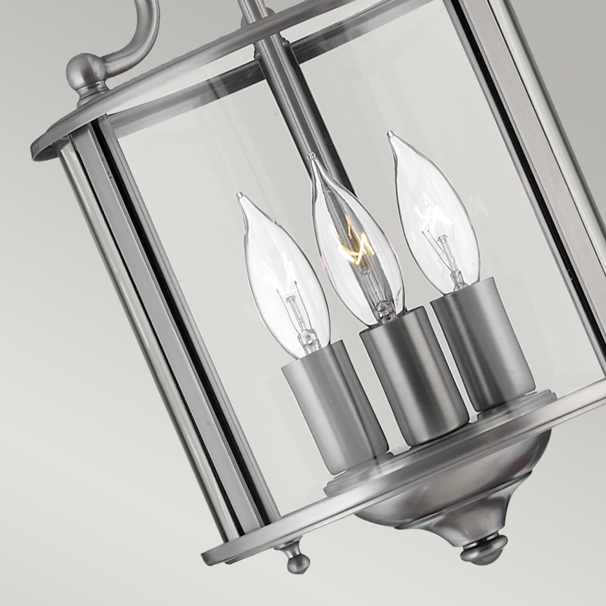 Elstead HK-GENTRY-P-S-PW - Висящ полилей GENTRY 3xE14/60W/230V