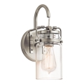Elstead KL-BRINLEY1-NI - Аплик BRINLEY 1xE27/60W/230V матов хром