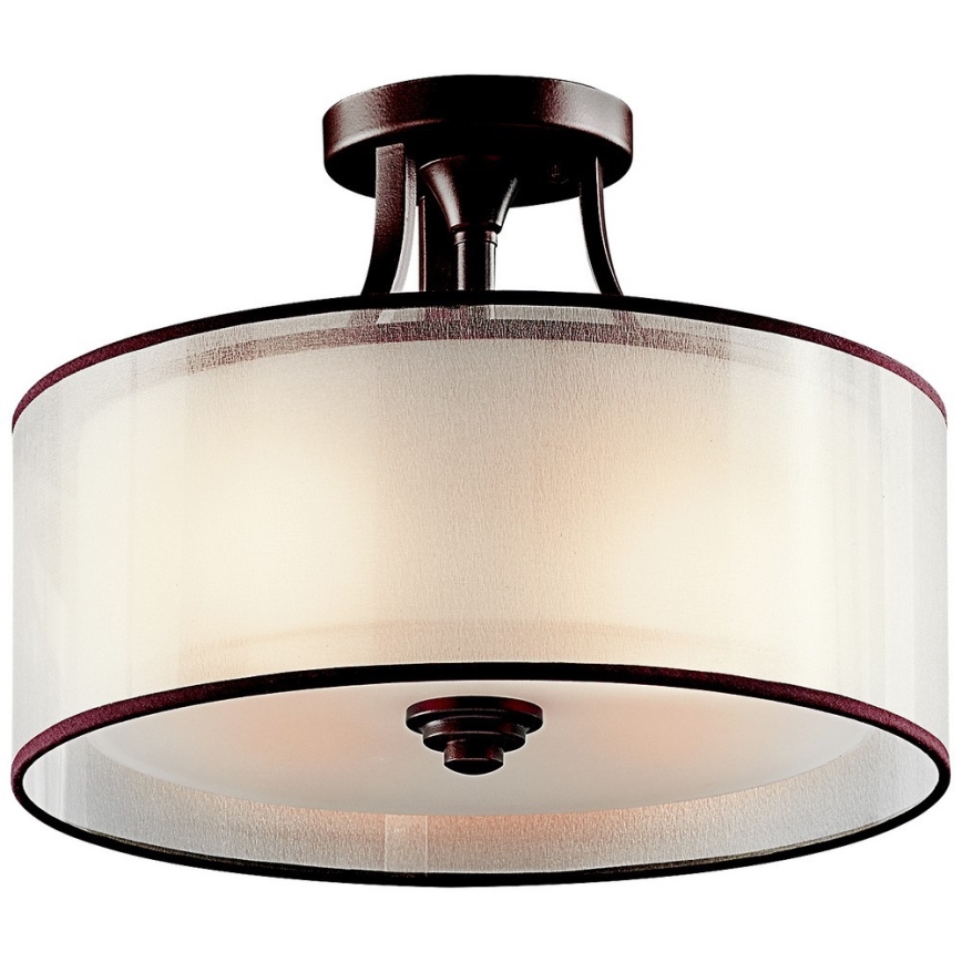 Elstead KL-LACEY-SF-MB - Полилей за прикрепяне LACEY 3xE27/60W/230V