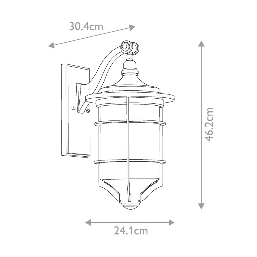 Elstead KL-ROYAL-MARINE2-M - Екстериорен аплик ROYAL 1xE27/60W/230V IP44