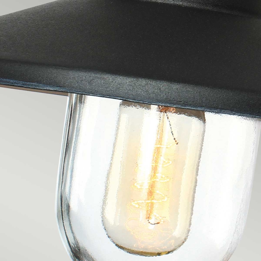 Elstead - Външно осветително тяло KLAMPENBORG 1xE27/60W/230V IP44 черно