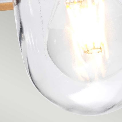 Elstead - Външен полилей на верига KLAMPENBORG 1xE27/60W/230V IP44 матов хром