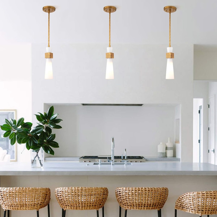 Elstead - Полилей на тръба KRISTY 1xE27/40W/230V Ø 15,2 см меден