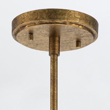 Elstead - Полилей на тръба KRISTY 1xE27/40W/230V Ø 15,2 см меден