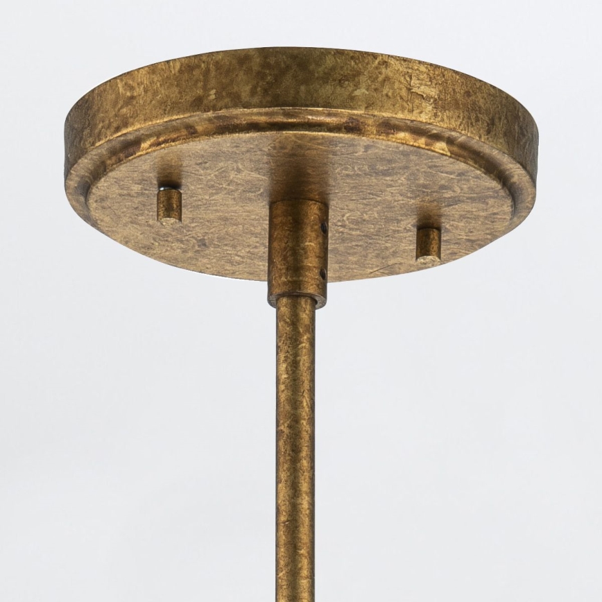 Elstead - Полилей на тръба KRISTY 1xE27/40W/230V Ø 15,2 см меден