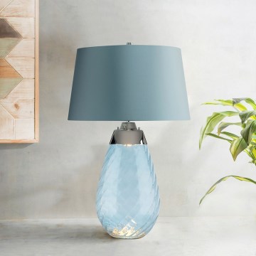 Elstead - LED Настолна лампа LENA 1xE27/40W/230V + 1xGU10/7W 74 см син