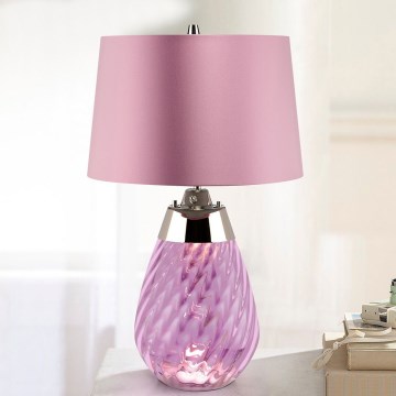 Elstead - LED Настолна лампа LENA 1xE27/60W/230V + 1xGU10/7W 60,5 см розов