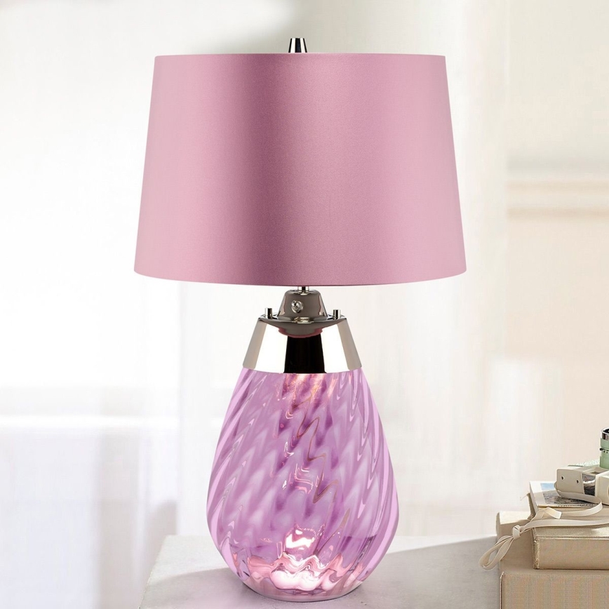 Elstead - LED Настолна лампа LENA 1xE27/60W/230V + 1xGU10/7W 60,5 см розов