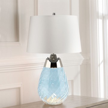 Elstead - LED Настолна лампа LENA 1xE27/60W/230V + 1xGU10/7W 60,5 см син/бял