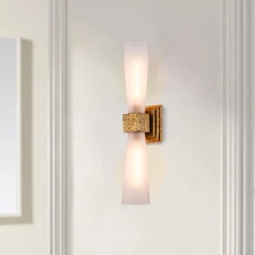 Elstead - LED стенен аплик за баня KRISTY 2xG9/4W/230V IP44 меден
