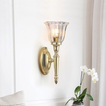 Elstead - LED стенен осветител за баня DRYDEN 1xG9/3W/230V IP44 златист