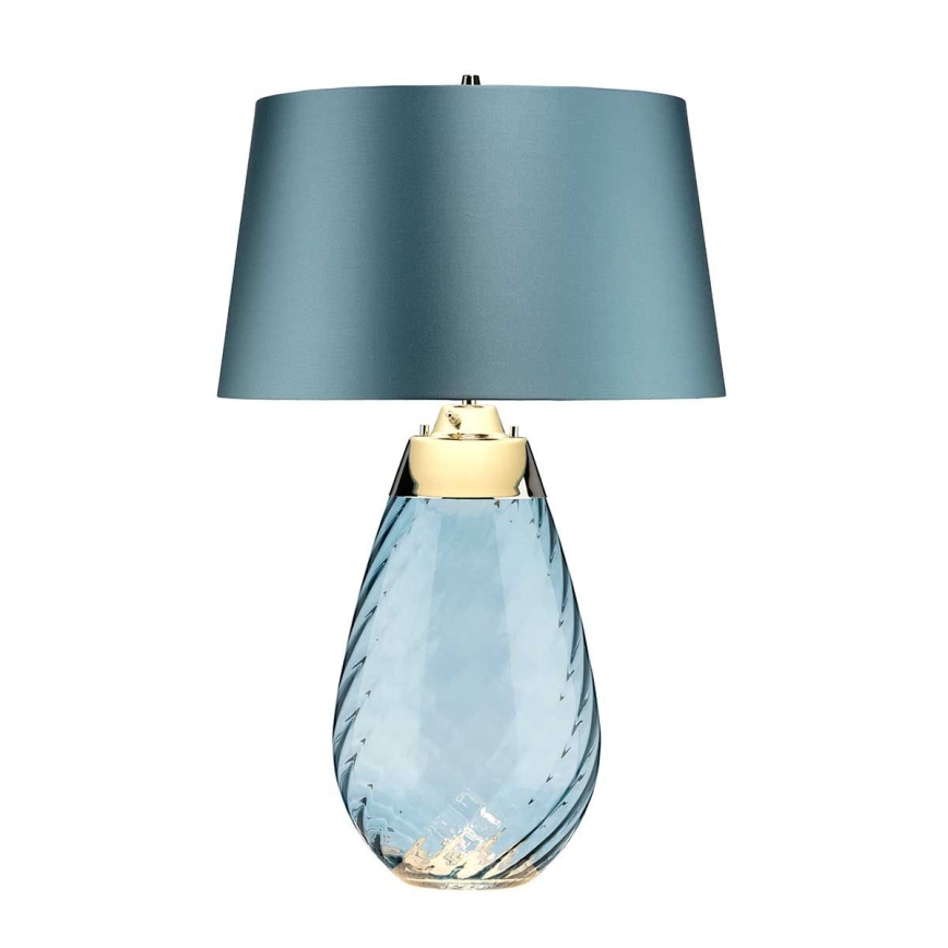 Elstead - LED настолна лампа LENA 1xE27/40W/230V + 1xGU10/7W 74 см синя