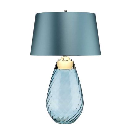 Elstead - LED настолна лампа LENA 1xE27/40W/230V + 1xGU10/7W 74 см синя