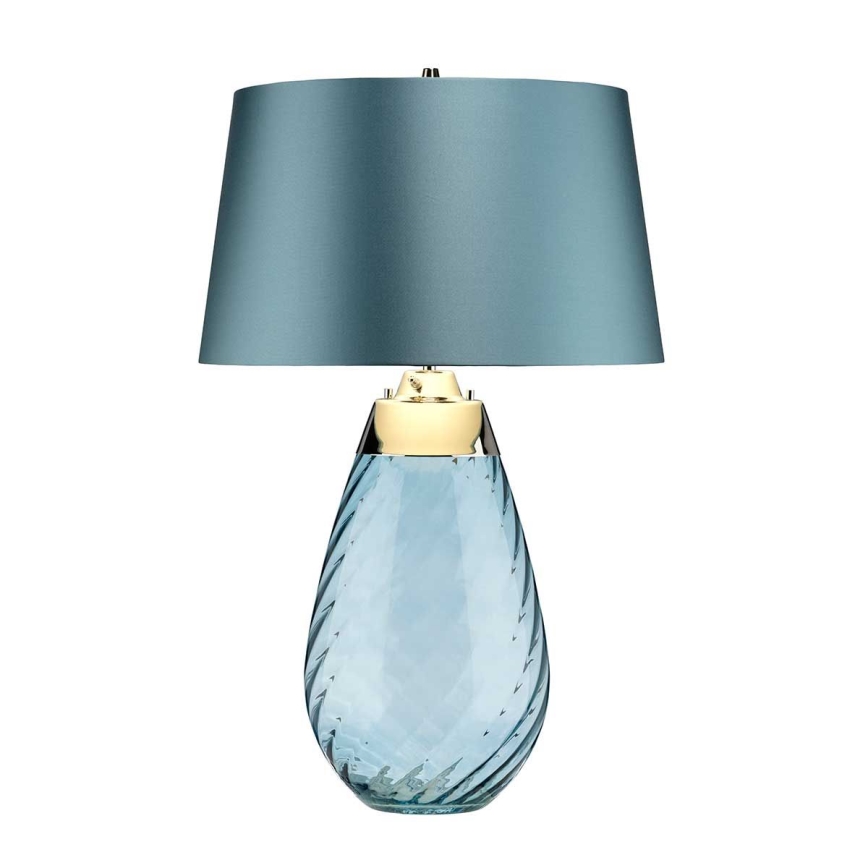 Elstead - LED настолна лампа LENA 1xE27/40W/230V + 1xGU10/7W 74 см синя