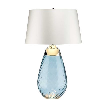 Elstead - LED настолна лампа LENA 1xE27/40W/230V + 1xGU10/7W 74 см синьо/бяло