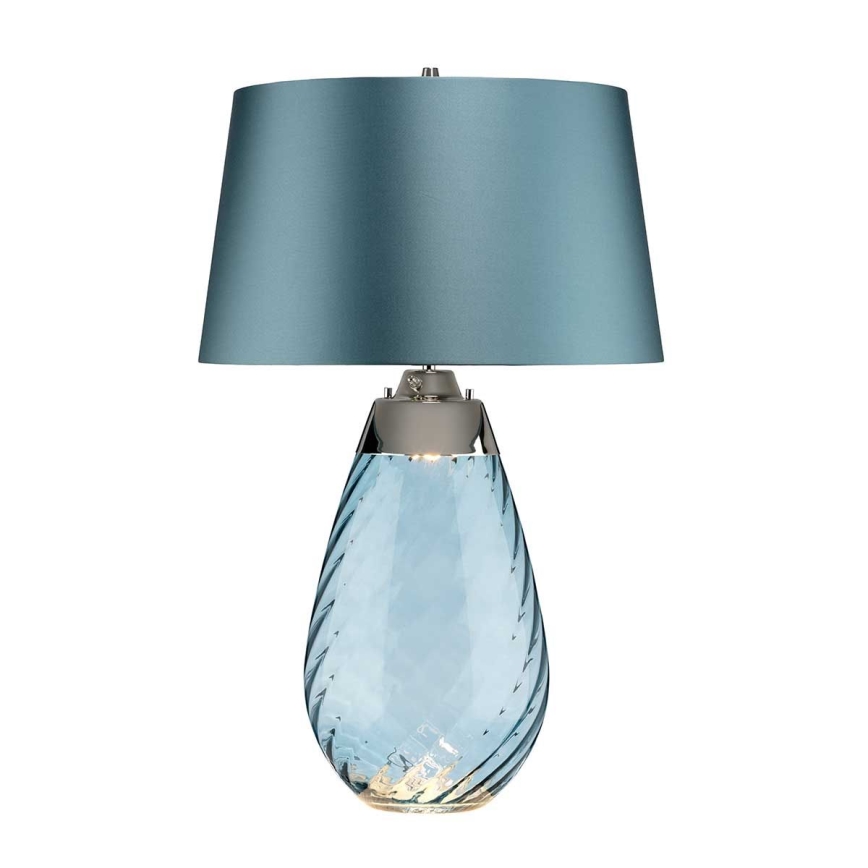 Elstead - LED Настолна лампа LENA 1xE27/40W/230V + 1xGU10/7W 74 см син