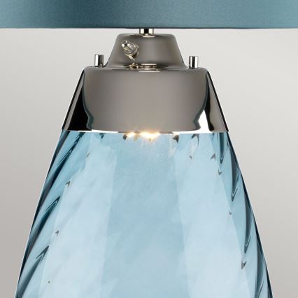 Elstead - LED Настолна лампа LENA 1xE27/40W/230V + 1xGU10/7W 74 см син