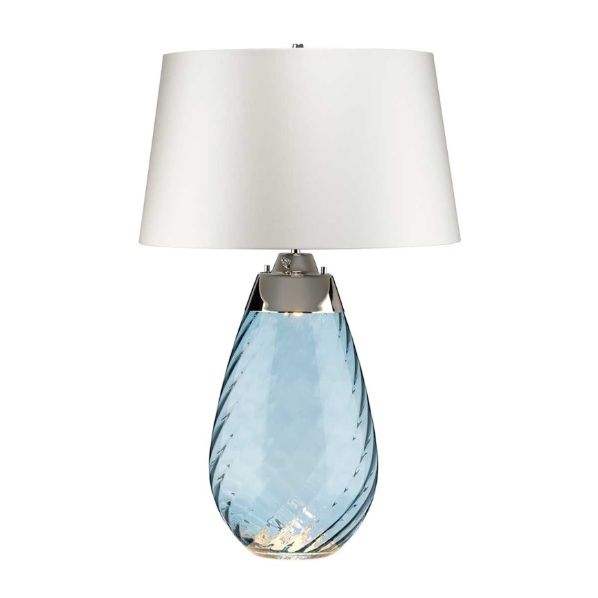 Elstead - LED Настолна лампа LENA 1xE27/40W/230V + 1xGU10/7W 74 см син/бял