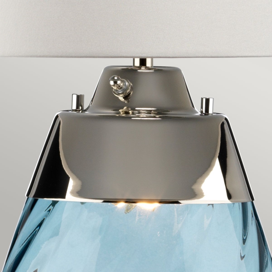 Elstead - LED Настолна лампа LENA 1xE27/40W/230V + 1xGU10/7W 74 см син/бял
