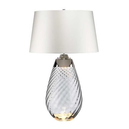 Elstead - LED Настолна лампа LENA 1xE27/40W/230V + 1xGU10/7W 74 см бял