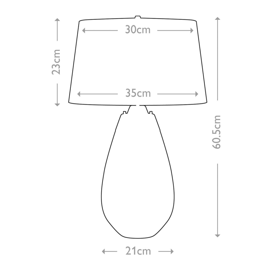 Elstead - LED Настолна лампа LENA 1xE27/60W/230V + 1xGU10/7W 60,5 см розов