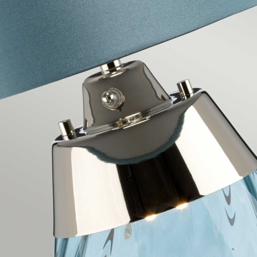Elstead - LED Настолна лампа LENA 1xE27/60W/230V + 1xGU10/7W 60,5 см син