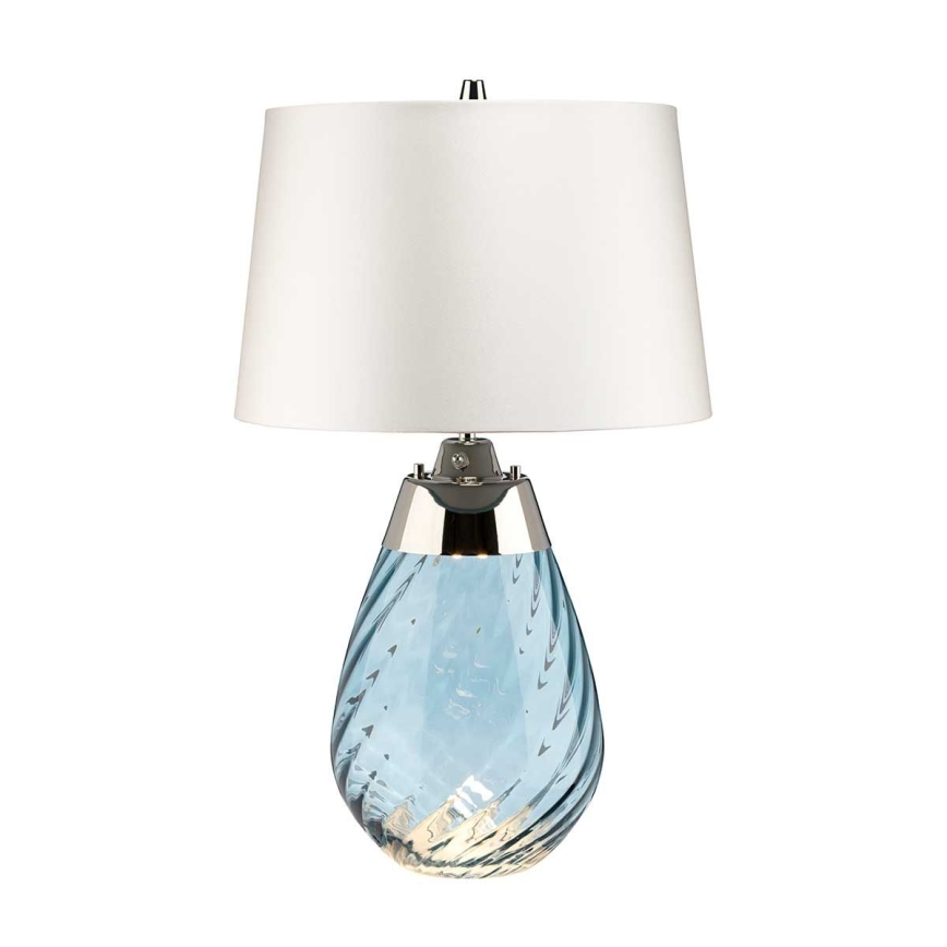 Elstead - LED Настолна лампа LENA 1xE27/60W/230V + 1xGU10/7W 60,5 см син/бял