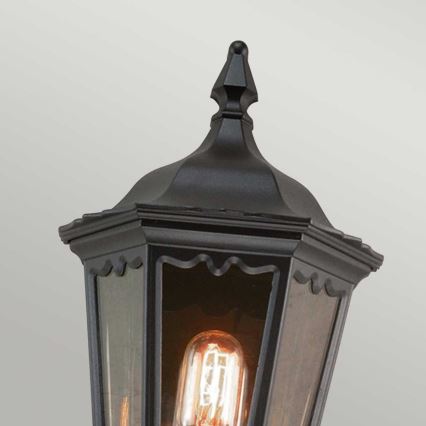 Elstead - Външно стенно осветително тяло MEDSTEAD 1xE27/60W/230V IP44 черно