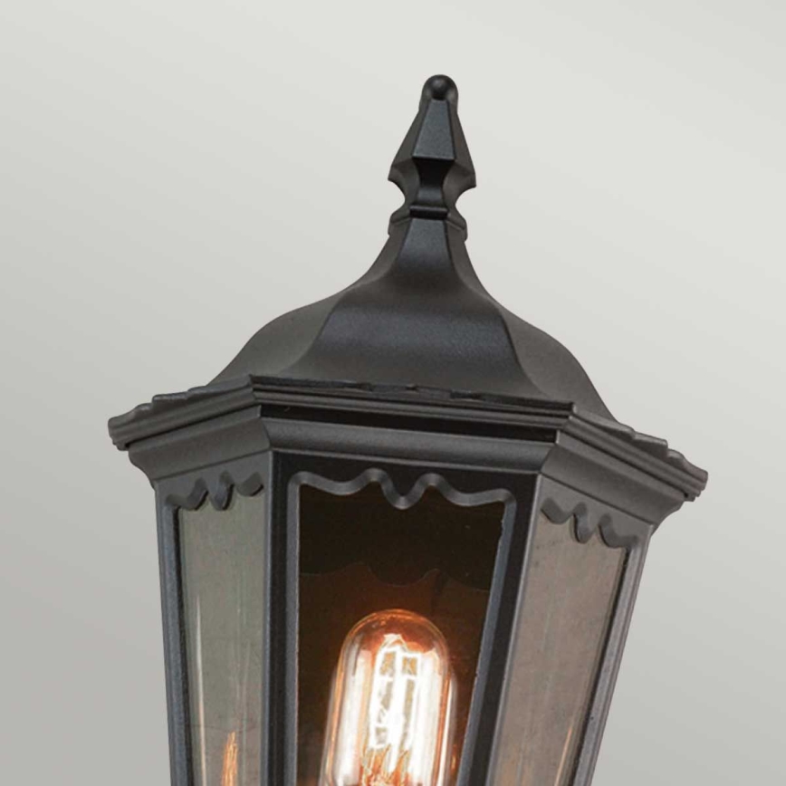 Elstead - Външно стенно осветително тяло MEDSTEAD 1xE27/60W/230V IP44 черно