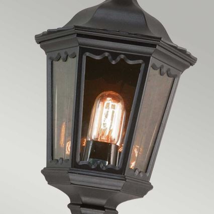 Elstead - Външно стенно осветително тяло MEDSTEAD 1xE27/60W/230V IP44 черно