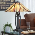 Elstead - Настолна лампа Tiffany ASHEVILLE 2xE27/60W/230V