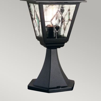 Elstead NR3-BLK - Екстериорна лампа NORFOLK 1xE27/100W/230V IP43