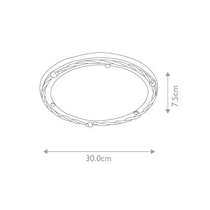 Elstead - Плафон PEMBROKE 1xE27/60W/230V черен